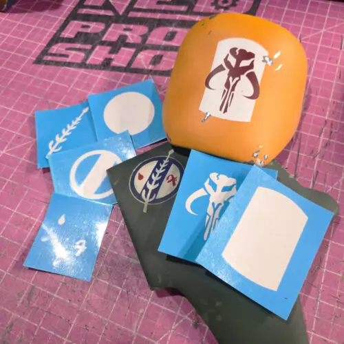 Boba Fett Symbol Stencils - Book of Boba Fett