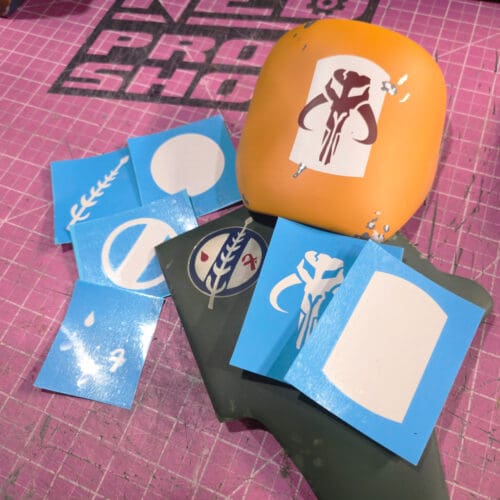 Boba Fett Symbol Stencils - Book of Boba Fett